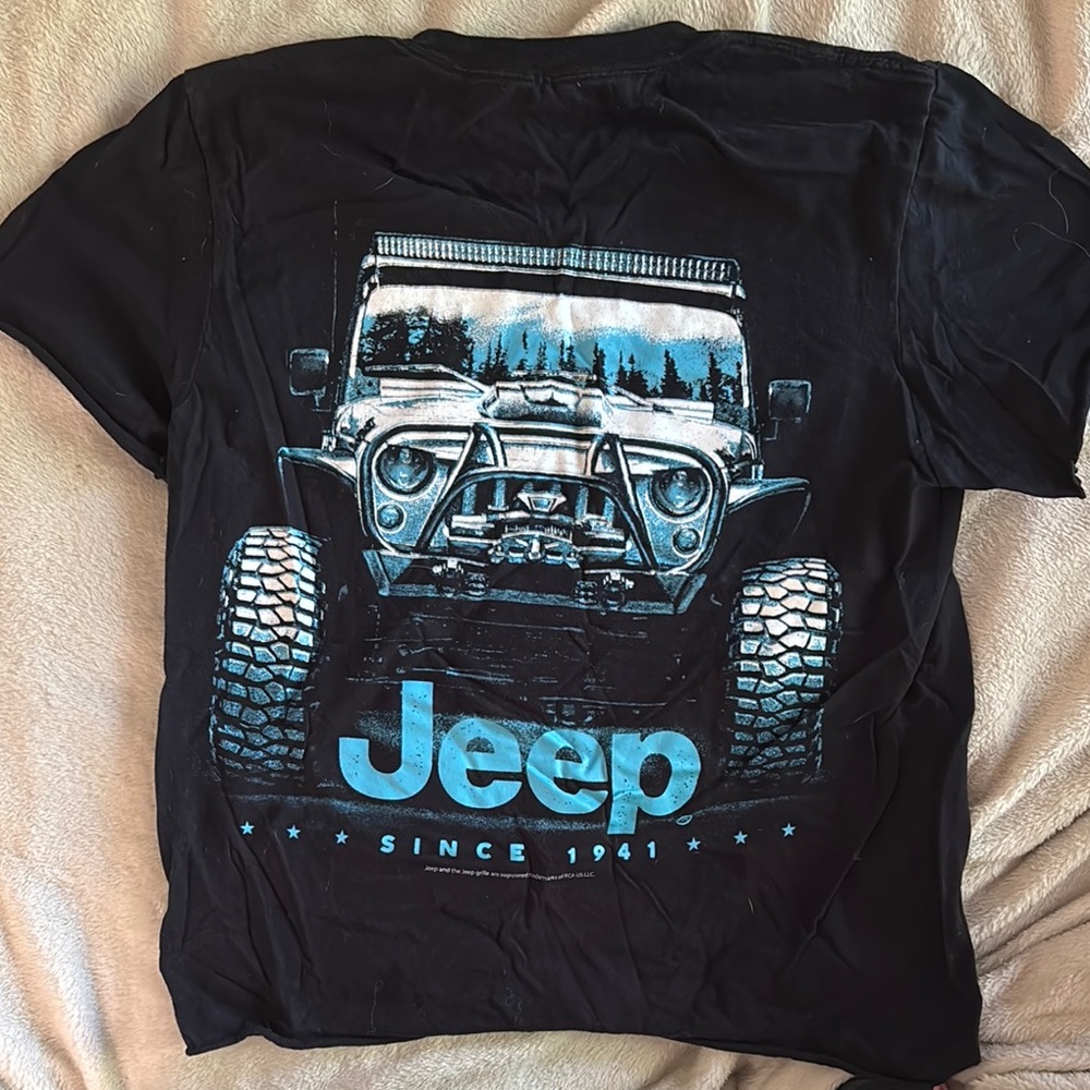 Jeep Black and Blue Short Sleeve Tee - Picture 3 of 6
